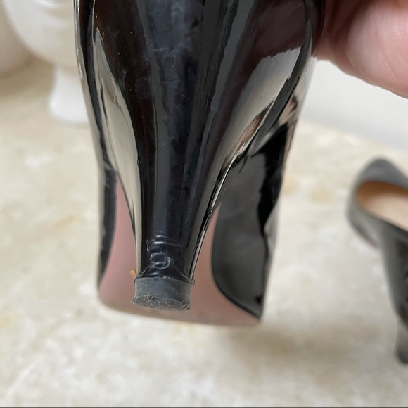 PRADA Black patent leather triangle heels - Picture 14 of 16